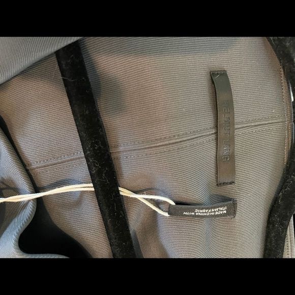 Helmet Lang Gray Twist Neck Ribbed Dress Large NWT - Picture 13 of 13